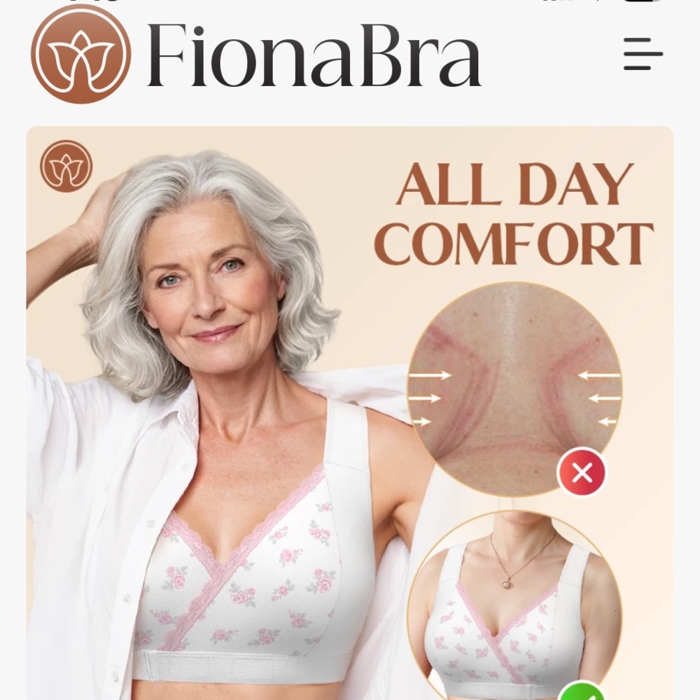 Fiona Bra Pair- Soft Comfort Front Closure with Adjustablility -Sz L - Picture 10 of 11